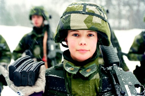 Female soldier