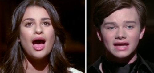 glee defying gravity off