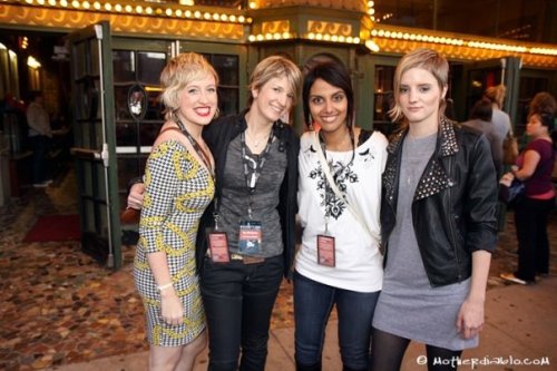 kristenkyfawziakaty Kristen Kaza, Ky Dickens, Fawzia Mirza and Music Supervisor/Associate Producer Katy Haggis at the Chicago Premiere.