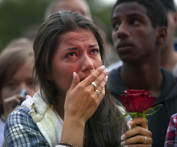 Vigil Held After Twin Attacks By Lone Extremist