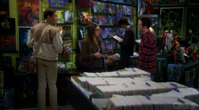 hot dating at the comic book store