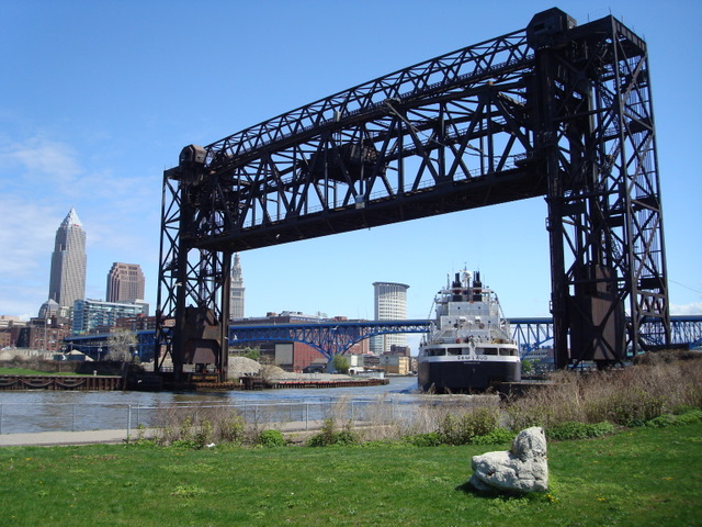 Downtown Cleveland from Wendy Park Cleveland Ohio