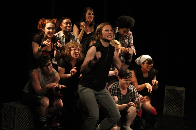 Scout and much of the Cast, photo by KL Thomas