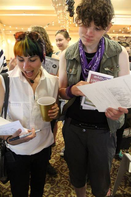 emily & nikki at the WOC panel