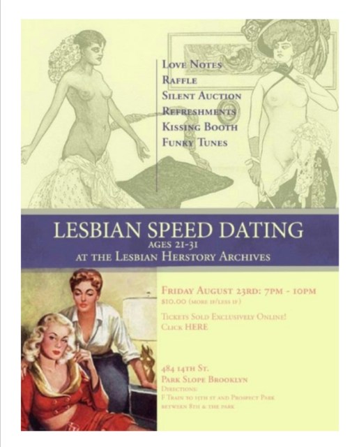 Speed Dating Flier