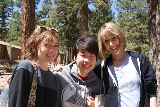 "This picture of me and Laneia and Riese pretty much validated my life." - Hannah (Laneia, Hannah, and Riese at A-Camp 3.0, May 2013)