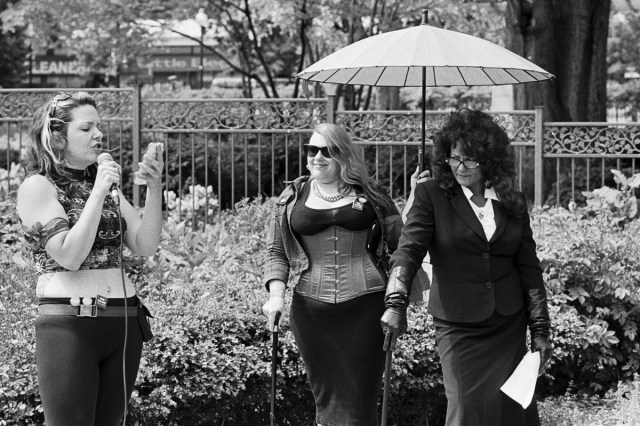 Terri-Jean Bedford (far right) at a National Day of Action in Ottawa, 2013 flickr, credit Ryan