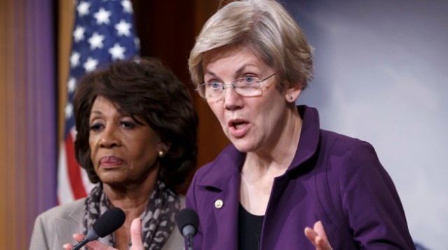 Elizabeth Warren, Maxine Waters