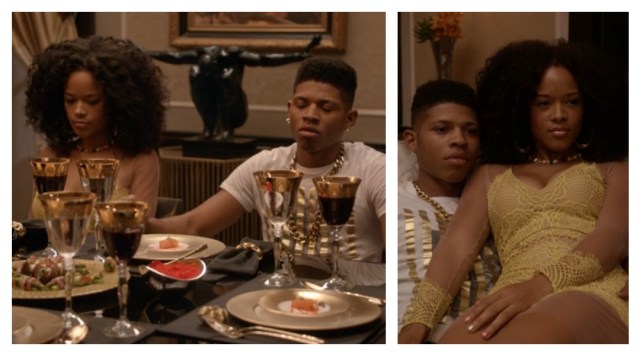 Tiana and Hakeem in Empire