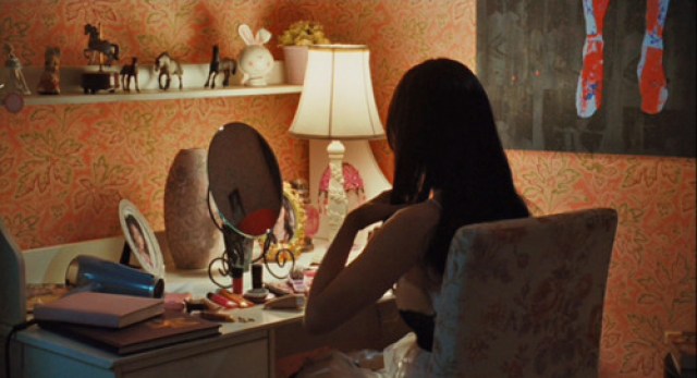 I don't remember whether this bedroom in Editorial Assistant Chelsey's favourite movie Jennifer's Body belongs to Megan Fox or Amanda Seyfried, but either way it's filled with framed portraits of Megan Fox.