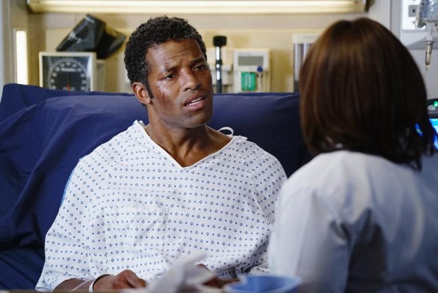 GREY'S ANATOMY - "The Great Pretender" - Maggie gets upset when Meredith dodges her questions about DC; Bailey and Ben become concerned about Ben's brother after he is admitted to the hospital, and Dr. Herman starts to warm up to Arizona. Meanwhile, Richard feels manipulated by Catherine, on "Grey's Anatomy," THURSDAY, FEBRUARY 19 (8:00-9:00 p.m., ET) on the ABC Television Network. (ABC/Richard Cartwright) BENJAMIN PATTERSON, CHANDRA WILSON