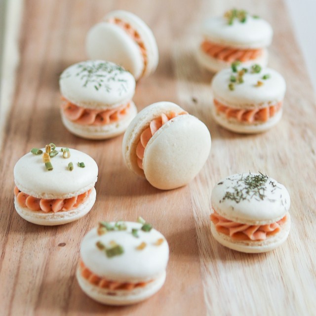 Smoked Salmon Macarons