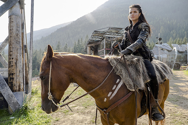 The 100 -- "Wanheda: Part One" -- Image HU301D_0036 -- Pictured: Marie Avgeropoulos as Octavia -- Credit: Cate Cameron/The CW -- © 2015 The CW Network, LLC. All Rights Reserved