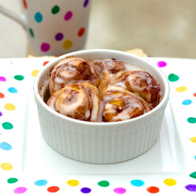 Cinnamon Rolls for One