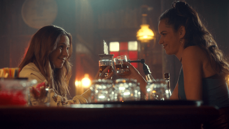 Waverly and Rosita toast again