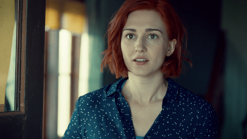 Nicole opens the door and is shocked it's not Waverly