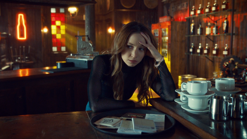 Waverly is pouting in Shorty's