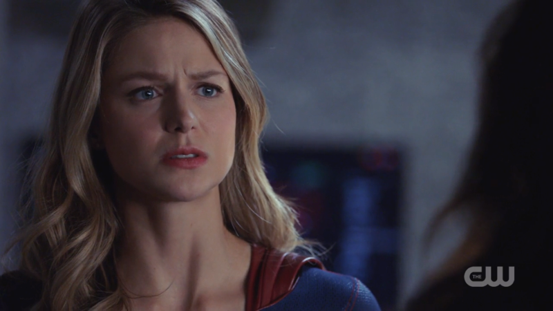 Kara looks shook by the word "fail"