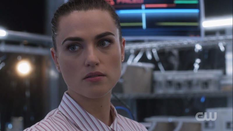 Lena lookin' good, ready to science