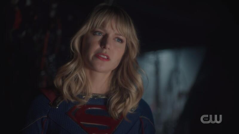 Kara glares at Lex