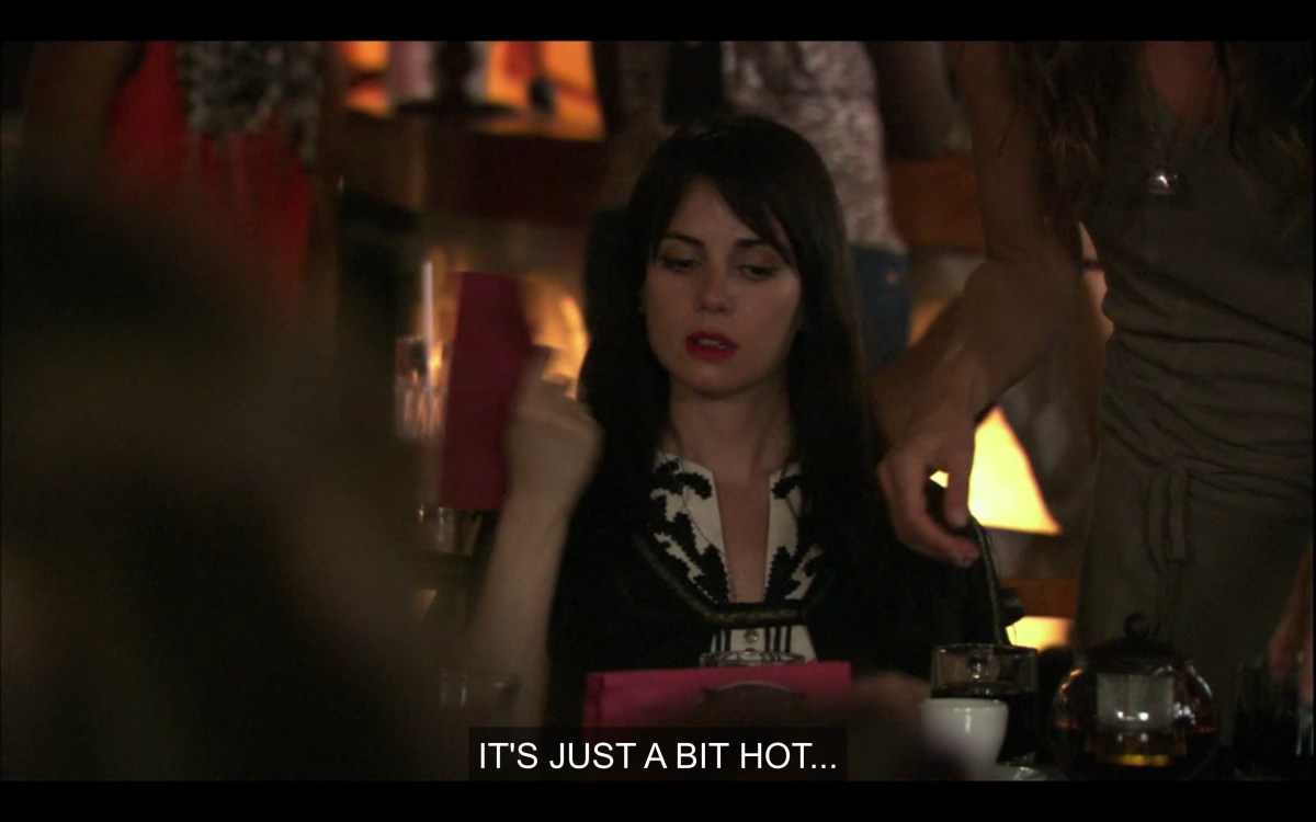 Jenny at The Planet saying that it's "just a bit hot"