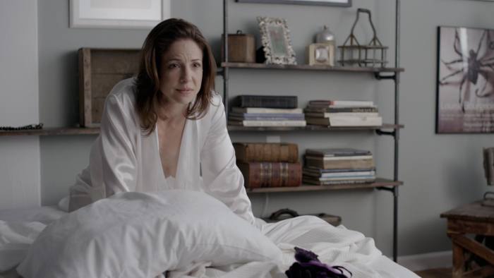 Robin Weigert in "Concussion"