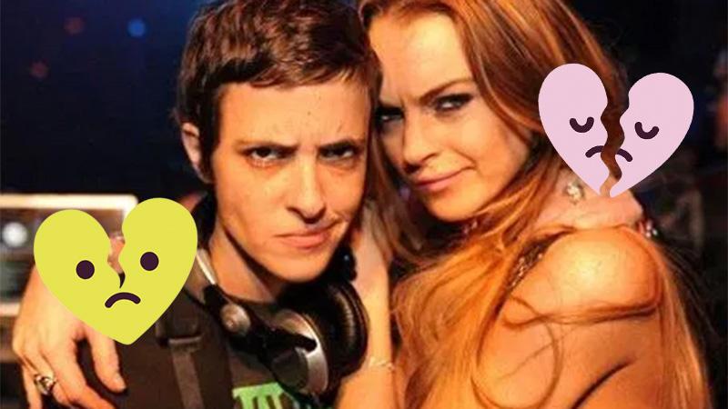 Lindsay Lohan and Samantha Ronson