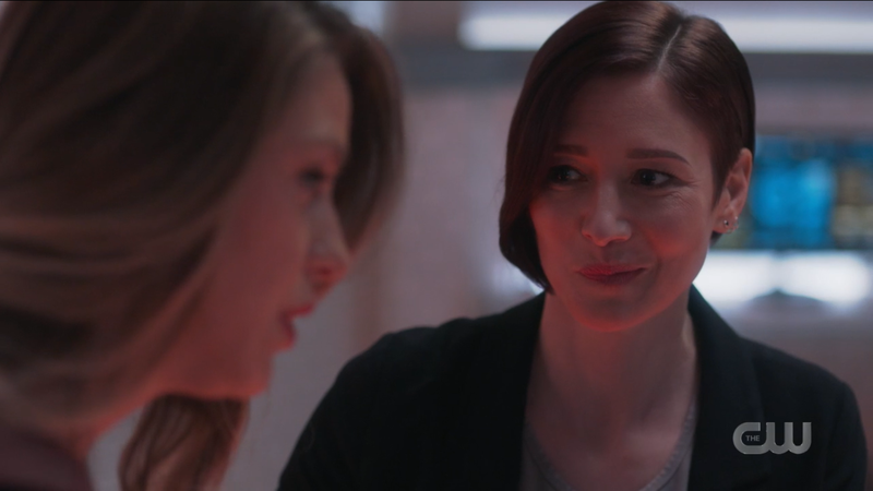 Alex Danvers smirks at her sister