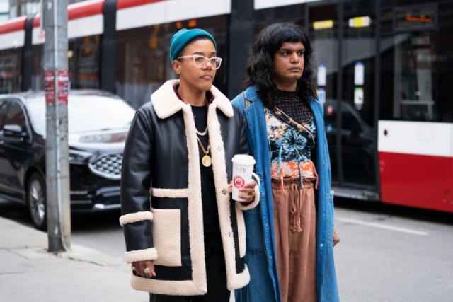 Amanda Cordner and Bilal Baig in "Sort Of"