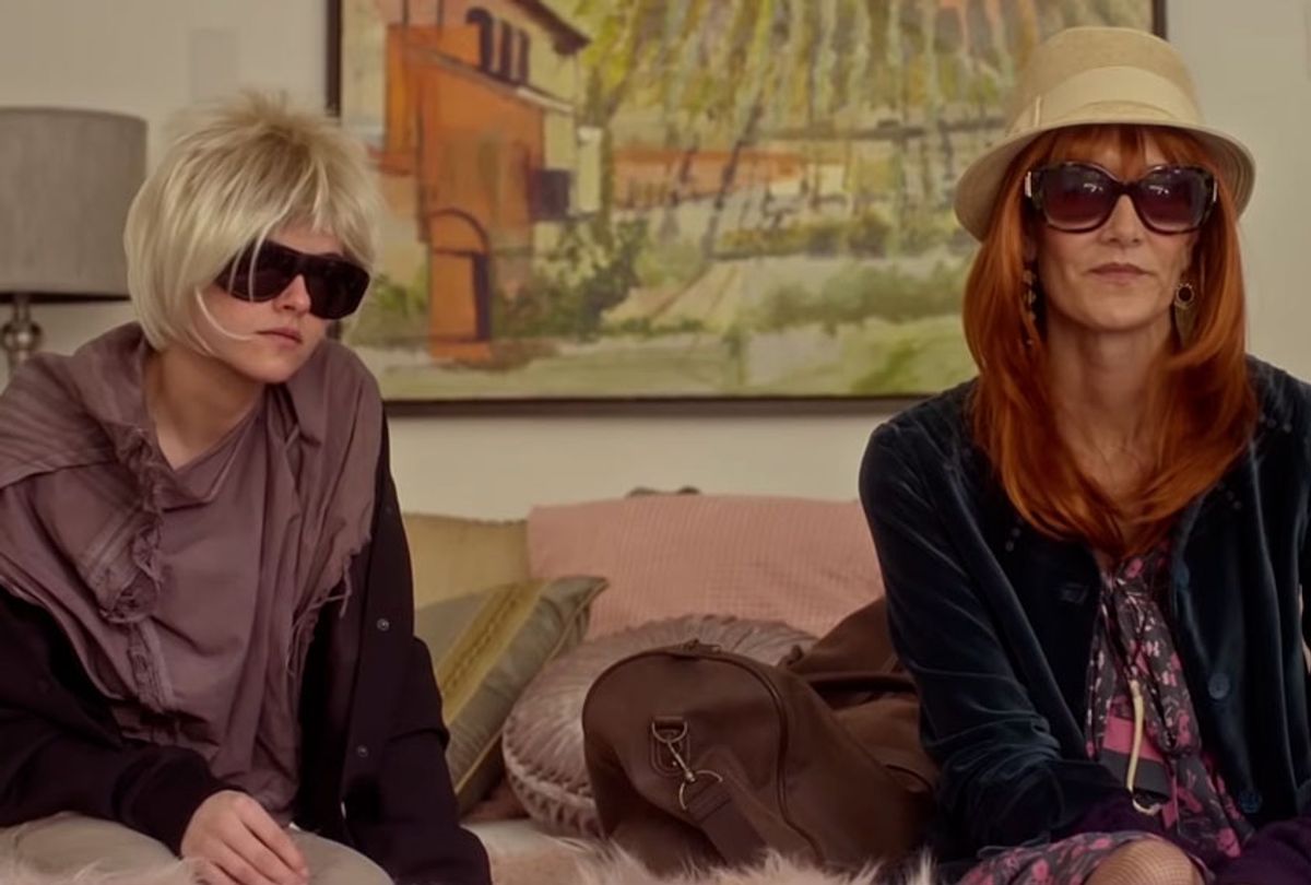 K-Stew as Savannah and Laura Dern as laura Albert in "JT Leroy"