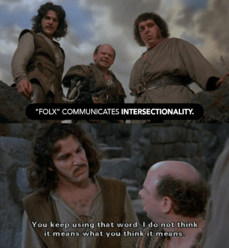 Meme of scene from "The Princess Bride," created by author