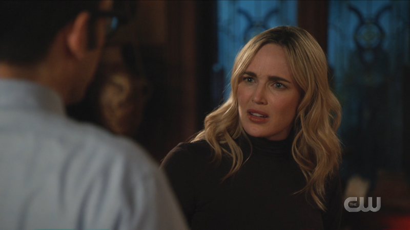 Sara looks horrified