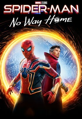 Spiderman and Dr Strange pose dramatically on the cover of Spider-Man No Way Home.