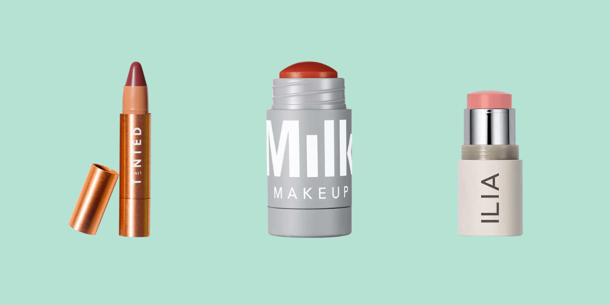 Three multistick makeup products