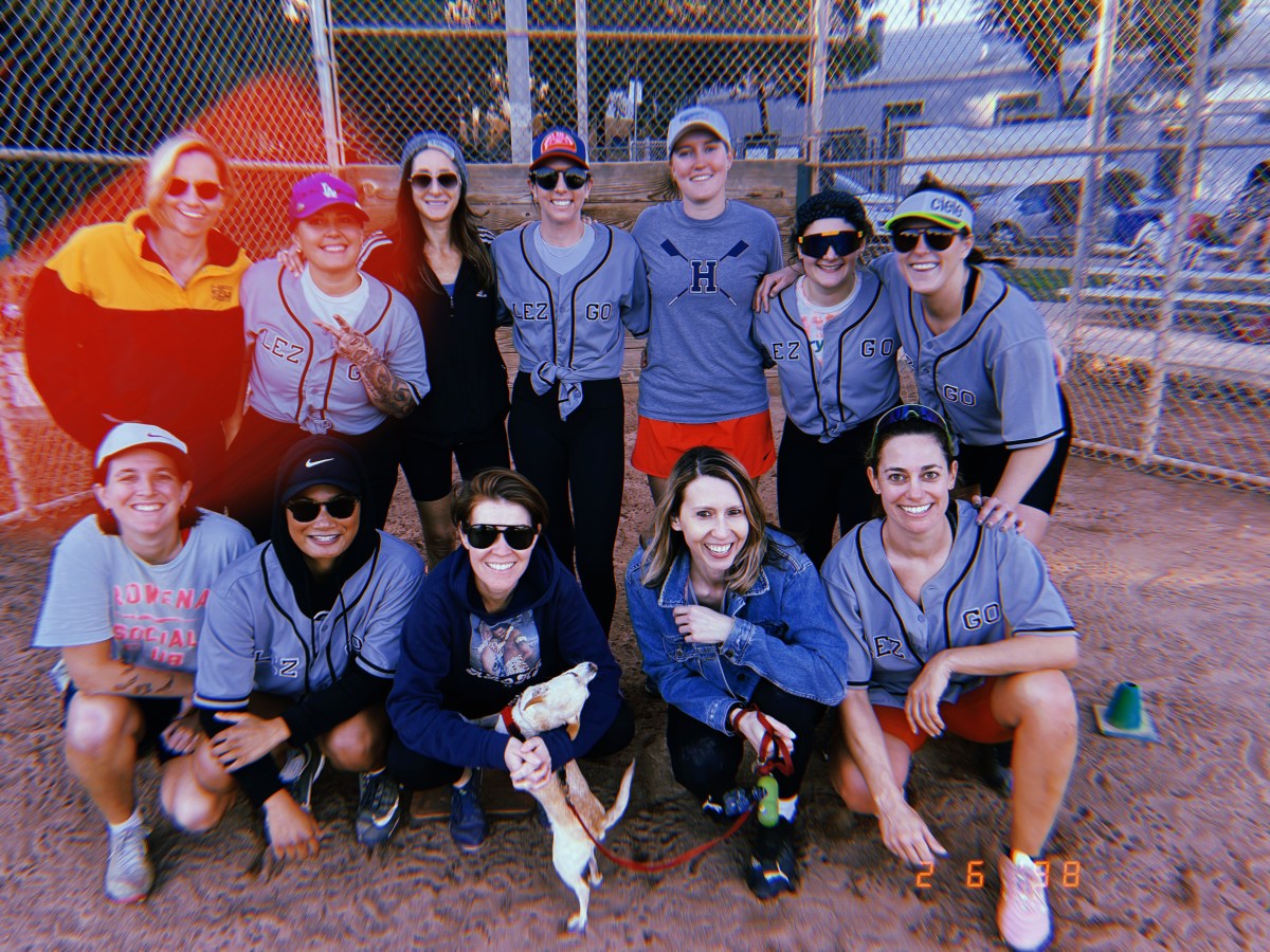 Kickball team picture