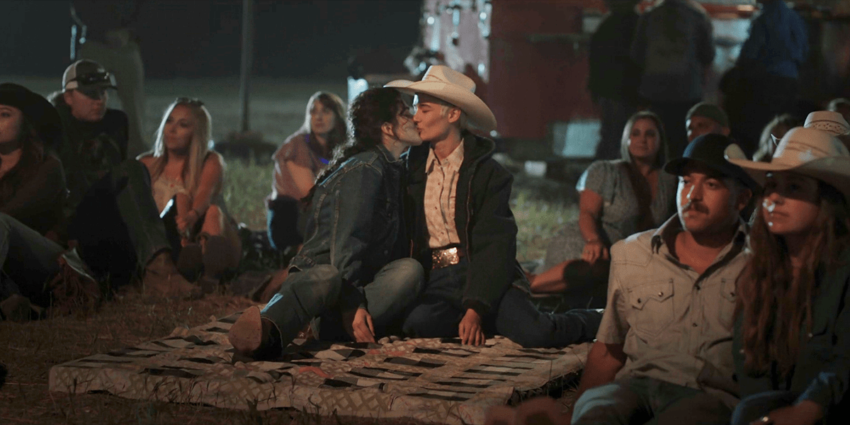 Yellowstone lesbians kissing