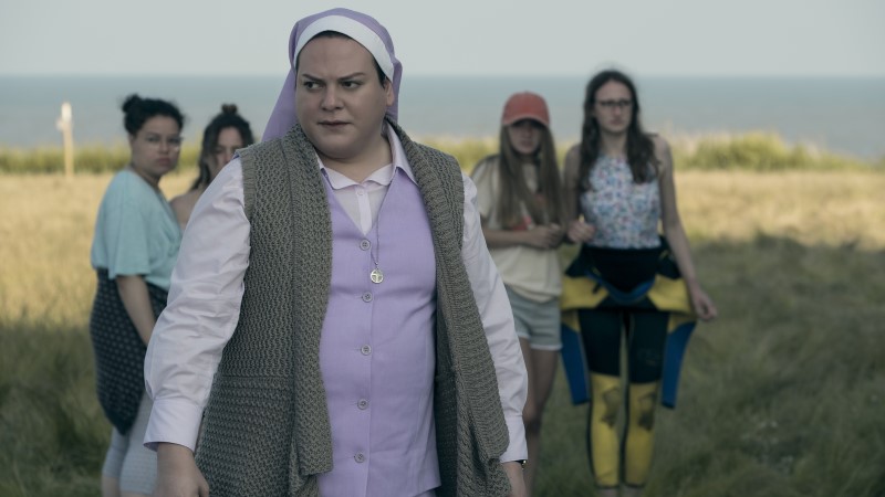 The Power: Sister Mary stands in front of her girls