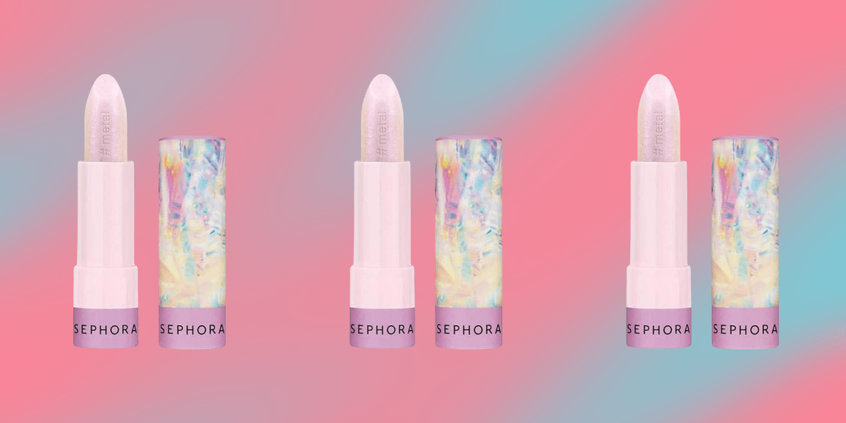 Sephora lipstick in a light pink color