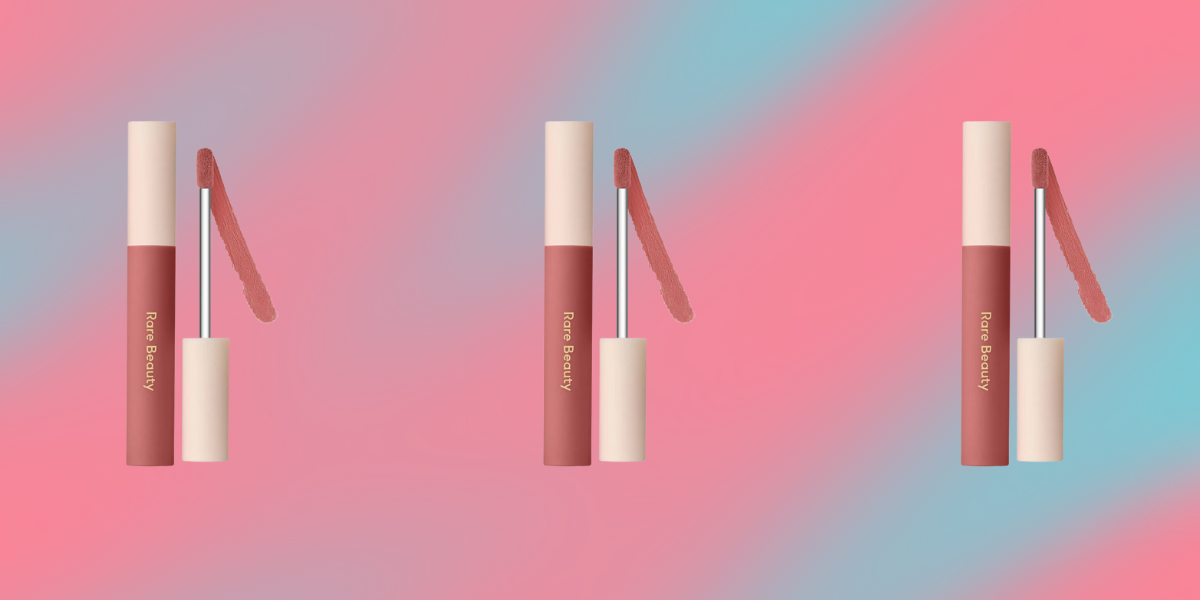 Rare Beauty taupe lip color